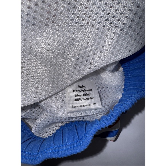 Hanna Andersson Toddler Boys' Swim Trunks, Blue & Red Striped, Size 3 - Picture 4 of 4